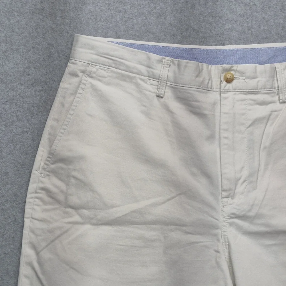 Polo Ralph Lauren Shorts Mens 35 Beige Chino Flat Front Casual Preppy Golf